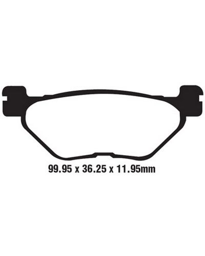 Plaquettes Freins EBC Plaquette EBC-SFA319 Carbon Plaquettes Freins EBC Plaquette EBC-SFA319 Carbon