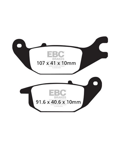 Plaquettes Freins EBC Plaquette EBC-SFA343