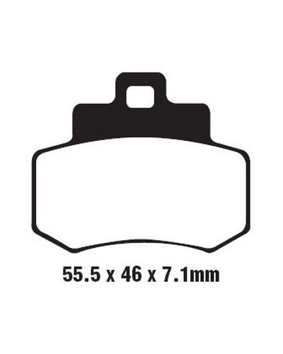 Plaquettes Freins EBC Plaquette EBC-SFA356HH