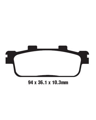 Plaquettes Freins EBC Plaquette EBC-SFA427HH