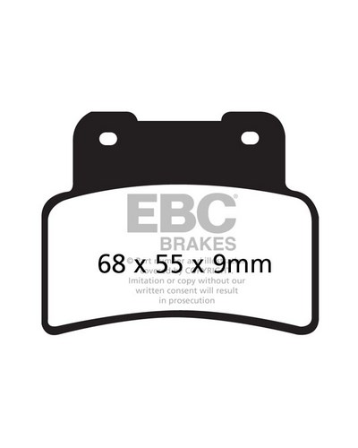 Plaquettes Freins EBC Plaquette EBC-SFA432