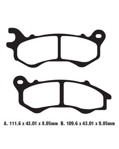 Plaquettes Freins EBC Plaquette EBC-SFA603