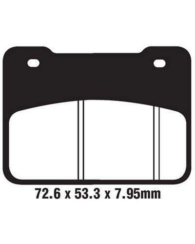 Plaquettes Freins EBC Plaquette EBC-SFA627HH