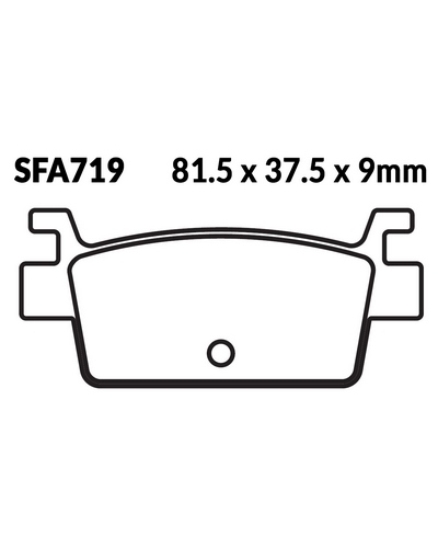 Plaquettes Freins EBC Plaquette EBC-SFA719