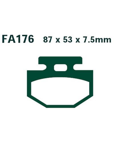 Plaquettes Freins EBC Réf. remplacée par la SFA176
