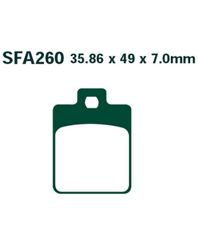 Plaquettes Freins EBC Réf. remplacée par la SFA260 Plaquettes Freins EBC Réf. remplacée par la SFA260
