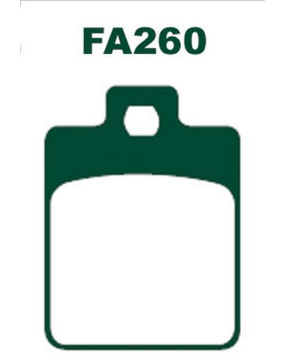 Plaquettes Freins EBC Réf. remplacée par la SFA260HH