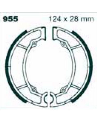 Machoires Frein Moto EBC REF. Supprimée