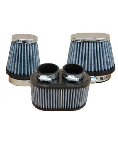 Filtre à Air Moto EBC S and B Custom chrome air filter Filtre à Air Moto EBC S and B Custom chrome air filter