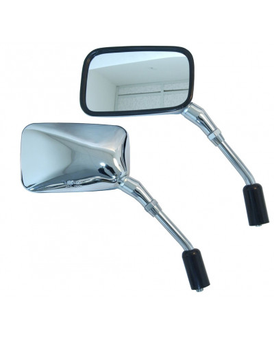 Rétroviseur Moto Universel EMGO MIRROR CHROME LEFT EC STEM Rétroviseur Moto Universel EMGO MIRROR CHROME LEFT EC STEM