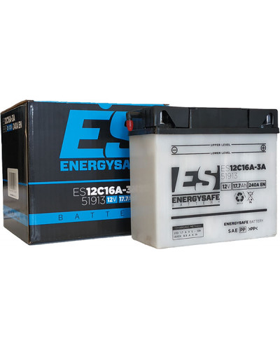 Batterie Moto ENERGY SAFE BATTERIE ENERGY SAFE 12C16A-3A 51913 (Pack acide) Batterie Moto ENERGY SAFE BATTERIE ENERGY SAFE 12C16A-3A 51913 (Pack acide)