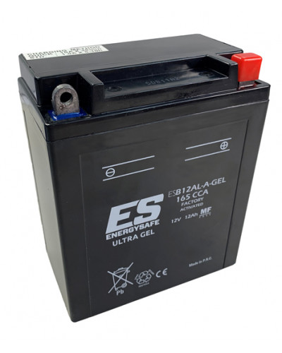 Batterie Moto ENERGY SAFE BATTERIE ENERGY SAFE ESB12AL-A GEL 12V 12Ah Batterie Moto ENERGY SAFE BATTERIE ENERGY SAFE ESB12AL-A GEL 12V 12Ah