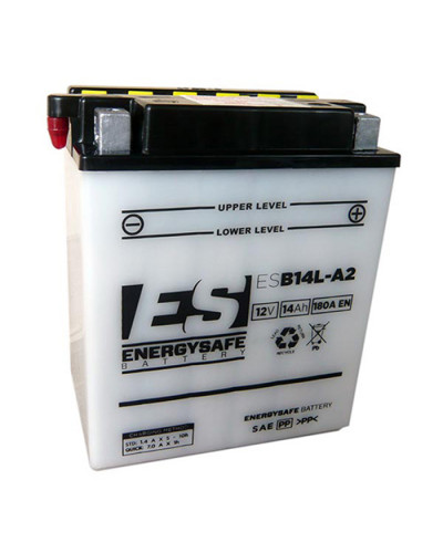 Batterie Moto ENERGY SAFE BATTERIE ENERGY SAFE ESB14L-A2 12V/14AH Pack Acide Inclus Batterie Moto ENERGY SAFE BATTERIE ENERGY SAFE ESB14L-A2 12V/14AH Pack Acide Inclus