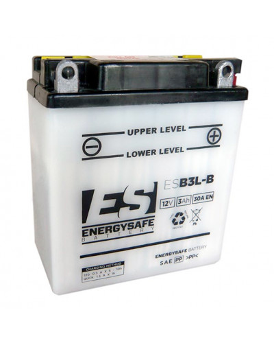 Batterie Moto ENERGY SAFE BATTERIE ENERGY SAFE ESB3L-B 12V/3AH Pack Acide Inclus Batterie Moto ENERGY SAFE BATTERIE ENERGY SAFE ESB3L-B 12V/3AH Pack Acide Inclus