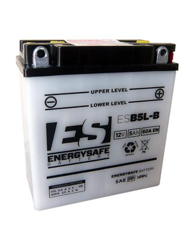 Batterie Moto ENERGY SAFE BATTERIE ENERGY SAFE ESB5L-B 12V/5AH Pack Acide Inclus Batterie Moto ENERGY SAFE BATTERIE ENERGY SAFE ESB5L-B 12V/5AH Pack Acide Inclus