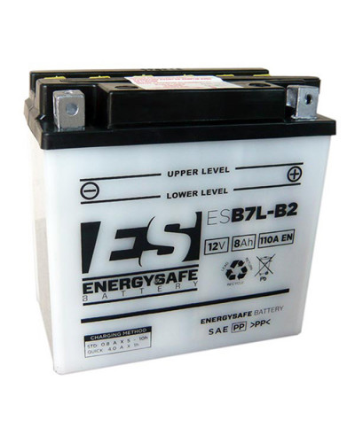 Batterie Moto ENERGY SAFE BATTERIE ENERGY SAFE ESB7L-B2 12V/8AH Pack Acide Inclus Batterie Moto ENERGY SAFE BATTERIE ENERGY SAFE ESB7L-B2 12V/8AH Pack Acide Inclus