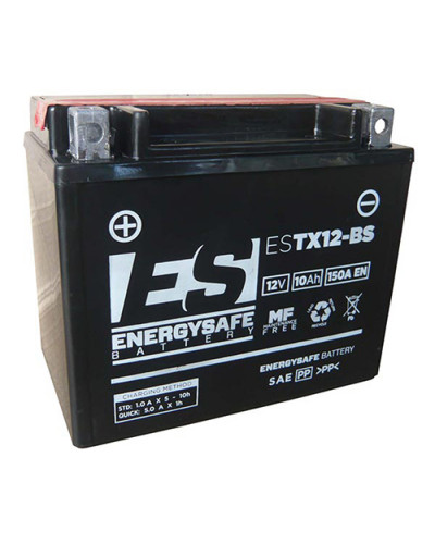 Batterie Moto ENERGY SAFE BATTERIE ENERGY SAFE ESTX12-BS 12V/10AH