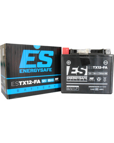 Batterie Moto ENERGY SAFE BATTERIE ENERGY SAFE ESTX12(FA) ACTIVÉE USINE