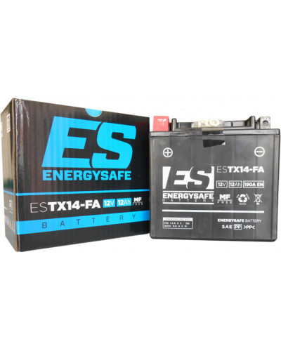 Batterie Moto ENERGY SAFE BATTERIE ENERGY SAFE ESTX14(FA) ACTIVÉE USINE Batterie Moto ENERGY SAFE BATTERIE ENERGY SAFE ESTX14(FA) ACTIVÉE USINE
