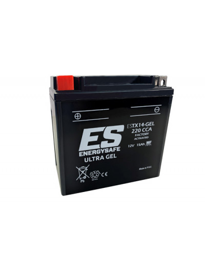 Batterie Moto ENERGY SAFE BATTERIE ENERGY SAFE ESTX14 GEL HIGH 12V 15Ah Batterie Moto ENERGY SAFE BATTERIE ENERGY SAFE ESTX14 GEL HIGH 12V 15Ah