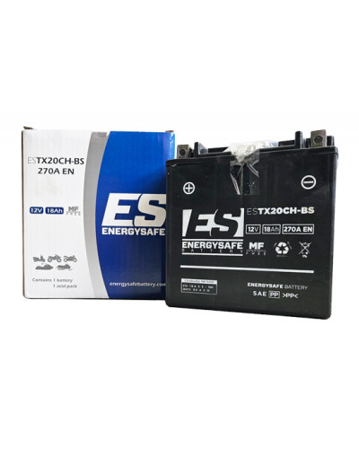 Batterie Moto ENERGY SAFE BATTERIE ENERGY SAFE ESTX20CH-BS 12V/18AH Batterie Moto ENERGY SAFE BATTERIE ENERGY SAFE ESTX20CH-BS 12V/18AH