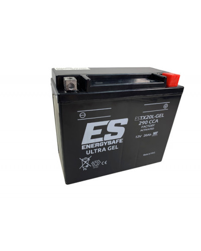 Batterie Moto ENERGY SAFE BATTERIE ENERGY SAFE ESTX20L GEL 12V 20Ah