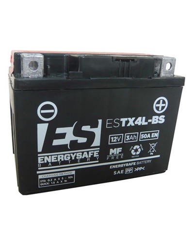 Batterie Moto ENERGY SAFE BATTERIE ENERGY SAFE ESTX4L-BS 12V-3AH Batterie Moto ENERGY SAFE BATTERIE ENERGY SAFE ESTX4L-BS 12V-3AH