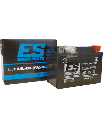 Batterie Moto ENERGY SAFE BATTERIE ENERGY SAFE ESTX4L(FA) ACTIVÉE USINE Batterie Moto ENERGY SAFE BATTERIE ENERGY SAFE ESTX4L(FA) ACTIVÉE USINE