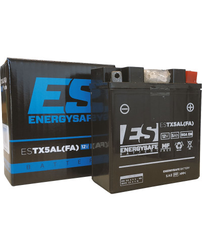Batterie Moto ENERGY SAFE BATTERIE ENERGY SAFE ESTX5AL(FA) ACTIVÉE USINE Batterie Moto ENERGY SAFE BATTERIE ENERGY SAFE ESTX5AL(FA) ACTIVÉE USINE