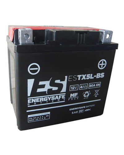 Batterie Moto ENERGY SAFE BATTERIE ENERGY SAFE ESTX5L-BS 12V/4AH Batterie Moto ENERGY SAFE BATTERIE ENERGY SAFE ESTX5L-BS 12V/4AH