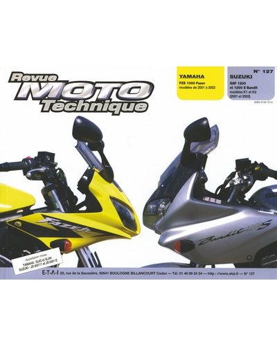 Revue Moto Technique ETAI 1000 FZS 01-02/1200 GSF 01-02