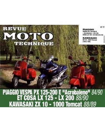Revue Moto Technique ETAI 125-200 LX 1988-90 / ZX 10