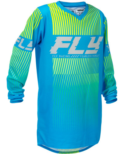 Maillot Moto Cross FLY Fly F-16'26 kid bleu