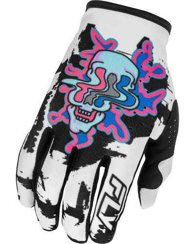 Gants Moto Cross FLY Fly Lite'26 Warp blanc Gants Moto Cross FLY Fly Lite'26 Warp blanc
