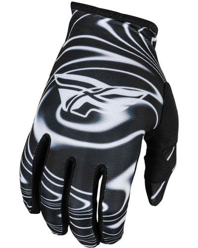 Gants Moto Cross FLY Fly Lite Warped blanc Gants Moto Cross FLY Fly Lite Warped blanc