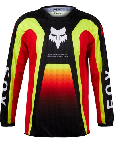 Maillot Moto Cross FOX 180 Ballast enfant noir-rouge