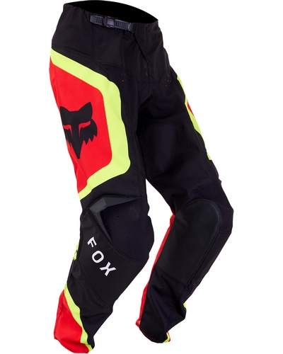 Pantalon Moto Cross FOX 180 Ballast noir-rouge