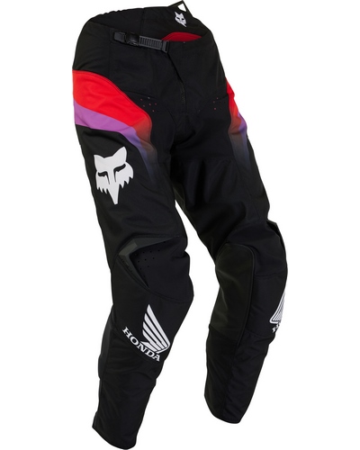 Pantalon Moto Cross FOX 180 Honda noir-rouge