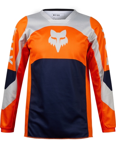 Maillot Moto Cross FOX 180 Nitro enfant bleu-orange