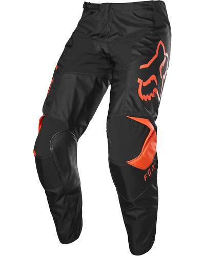 Pantalon Moto Cross FOX 180 Prix enfant noir-orange fluo
