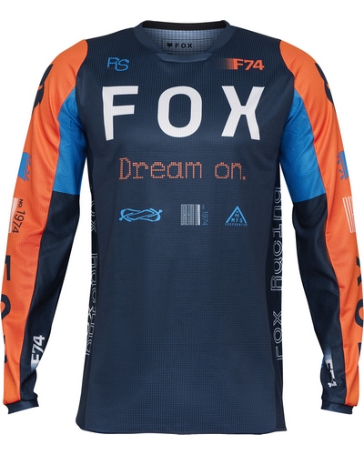 Maillot Moto Cross FOX 180 Race Spec bleu-orange