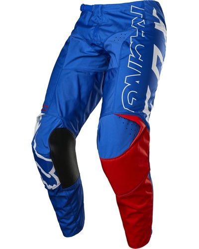 Pantalon Moto Cross FOX 180 Skew enfant bleu-rouge