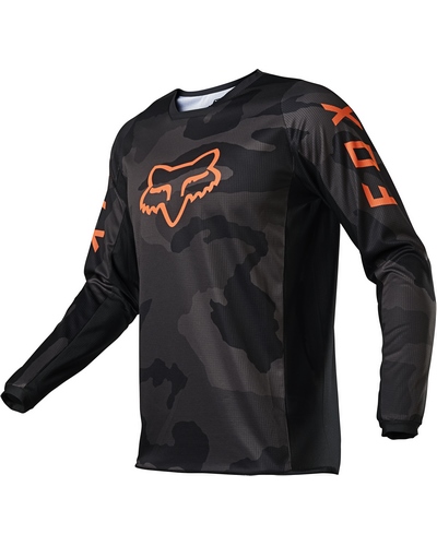 Maillot Moto Cross FOX 180 Trev enfant noir-orange