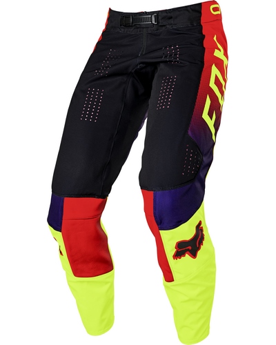 Pantalon Moto Cross FOX 360 Voke noir-jaune