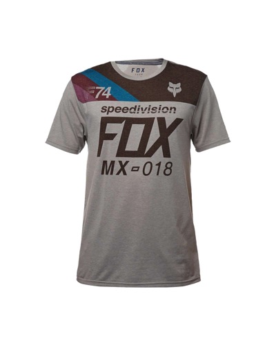 T-Shirt Moto FOX Accordingly gris
