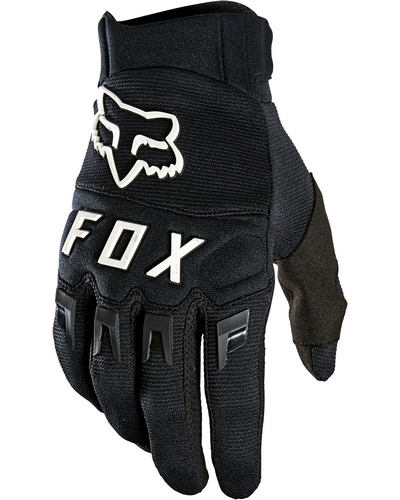 Gants Moto Cross FOX Dirtpaw CE noir-blanc