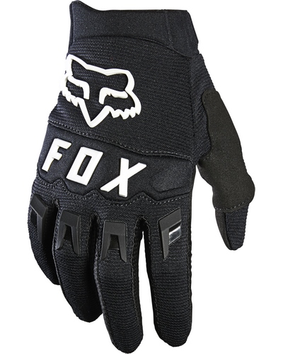 Gants Moto Cross FOX Dirtpaw enfant noir-blanc