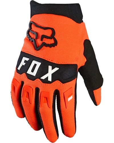 Gants Moto Cross FOX Dirtpaw enfant orange fluo