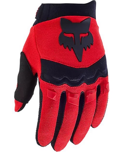 Gants Moto Cross FOX Dirtpaw enfant rouge