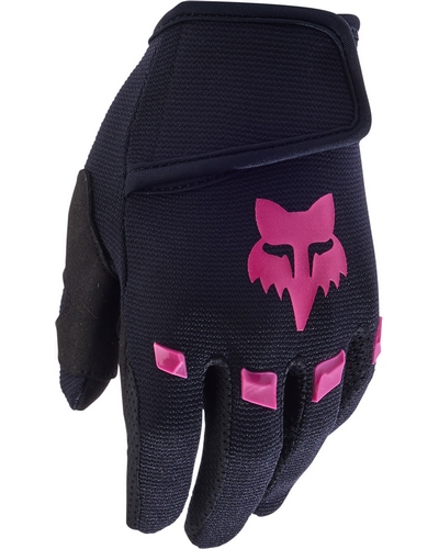 Gants Moto Cross FOX Dirtpaw kid noir-rose